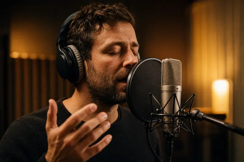 Studio microphone for voice restoration and dialogue repair